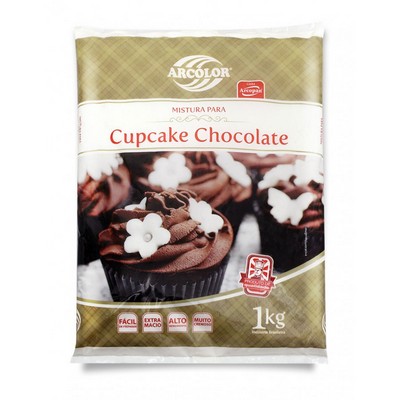 Mistura Pronta Para Cupcakes Sabor Chocolate 1 Kg. - Arclor